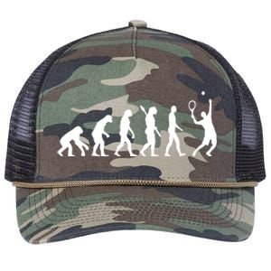 Evolution Tennis Player Retro Rope Trucker Hat Cap