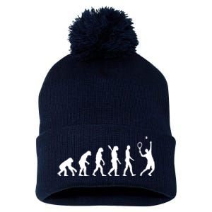 Evolution Tennis Player Pom Pom 12in Knit Beanie