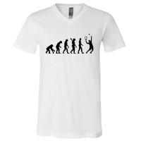 Evolution Tennis Player V-Neck T-Shirt