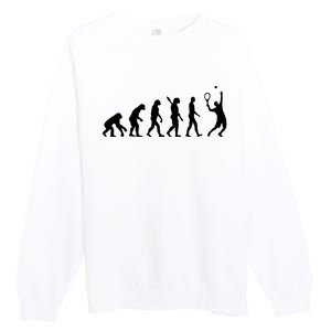 Evolution Tennis Player Premium Crewneck Sweatshirt