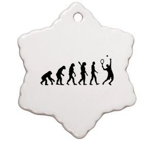 Evolution Tennis Player Ceramic Star Ornament