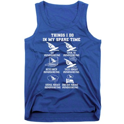 Explore The Passion Of Windsurfing In Sparetime Cool Gift Tank Top