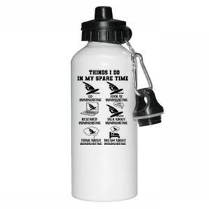 Explore The Passion Of Windsurfing In Sparetime Cool Gift Aluminum Water Bottle