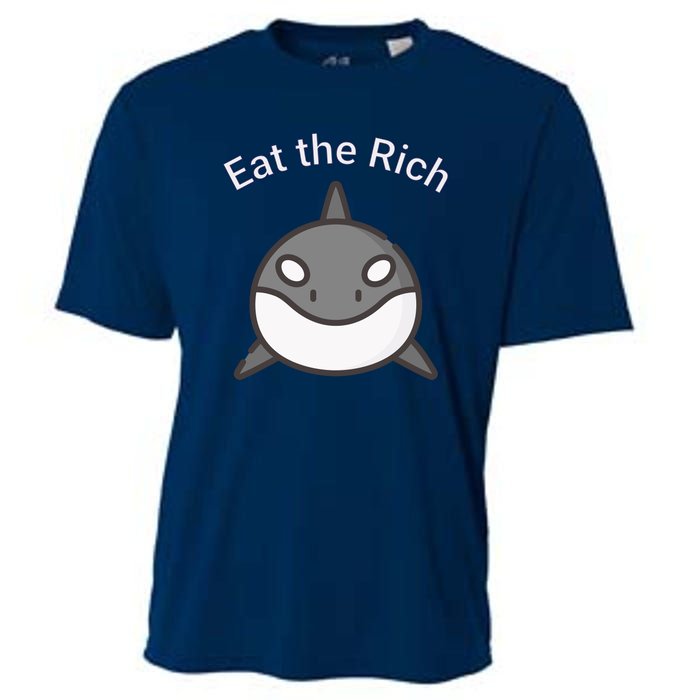 Eat The Rich Uaw Strike Killer Whale Cooling Performance Crew T-Shirt