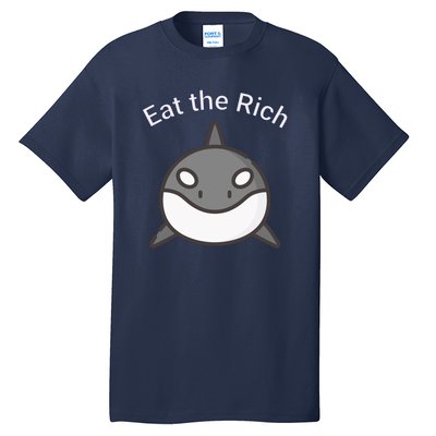 Eat The Rich Uaw Strike Killer Whale Tall T-Shirt