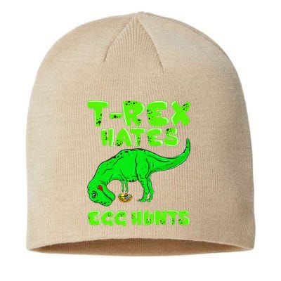 Easter T Rex Hates Egg Hunts Basket Stuffer Gift Sustainable Beanie