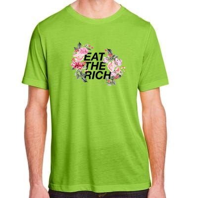 Eat The Rich Floral Adult ChromaSoft Performance T-Shirt