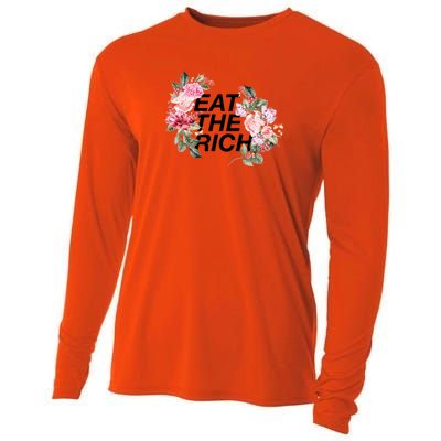 Eat The Rich Floral Cooling Performance Long Sleeve Crew