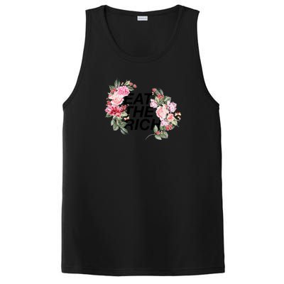 Eat The Rich Floral PosiCharge Competitor Tank