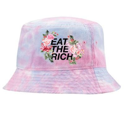 Eat The Rich Floral Tie-Dyed Bucket Hat