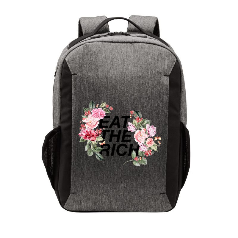 Eat The Rich Floral Vector Backpack