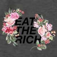 Eat The Rich Floral Vector Backpack