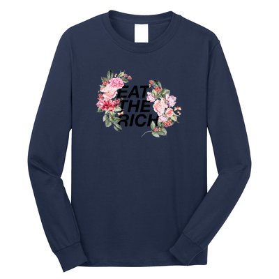 Eat The Rich Floral Long Sleeve Shirt