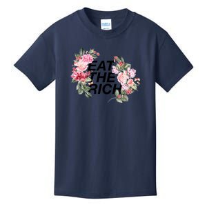 Eat The Rich Floral Kids T-Shirt