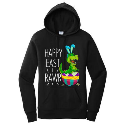 Easter T Rex Dinosaur Bunny Egg Costume Happy Eastrawr Women's Pullover Hoodie