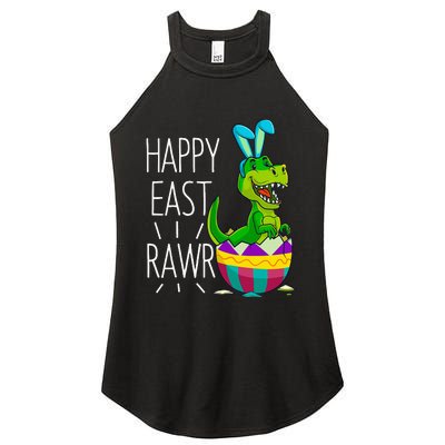 Easter T Rex Dinosaur Bunny Egg Costume Happy Eastrawr Women's Perfect Tri Rocker Tank