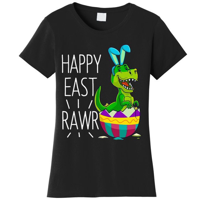 Easter T Rex Dinosaur Bunny Egg Costume Happy Eastrawr Women's T-Shirt