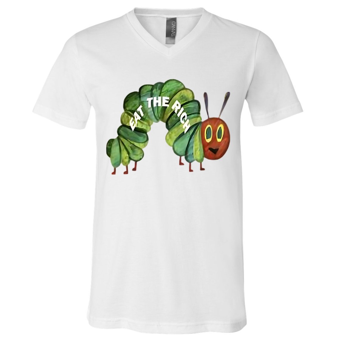 Eat The Rich V-Neck T-Shirt