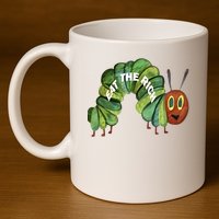 Eat The Rich 11oz C Handle Ceramic Mug