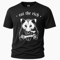 Eat The Rich Possum Anti Fascist Cooling Performance Crew T-Shirt