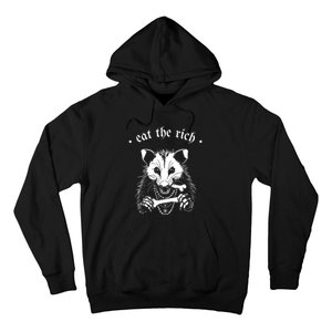 Eat The Rich Possum Anti Fascist Hoodie