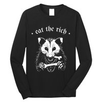 Eat The Rich Possum Anti Fascist Long Sleeve Shirt