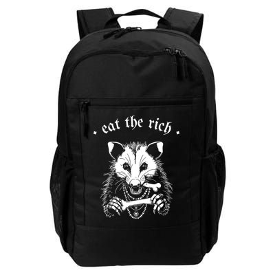 Eat The Rich Possum Anti Fascist Backpack