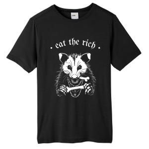 Eat The Rich Possum Anti Fascist Tall Fusion ChromaSoft Performance T-Shirt