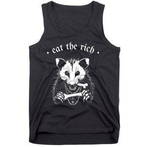 Eat The Rich Possum Anti Fascist Tank Top