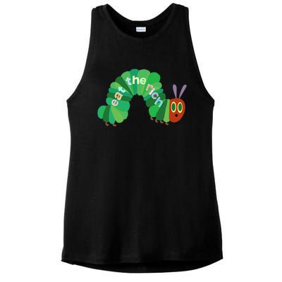 Eat The Richs Hungry Caterpillars Ladies PosiCharge Tri-Blend Wicking Tank