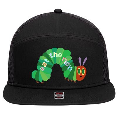 Eat The Richs Hungry Caterpillars 7 Panel Mesh Trucker Snapback Hat