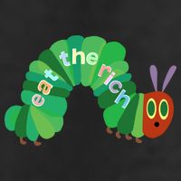Eat The Richs Hungry Caterpillars 7 Panel Mesh Trucker Snapback Hat
