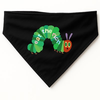 Eat The Richs Hungry Caterpillars USA-Made Doggie Bandana