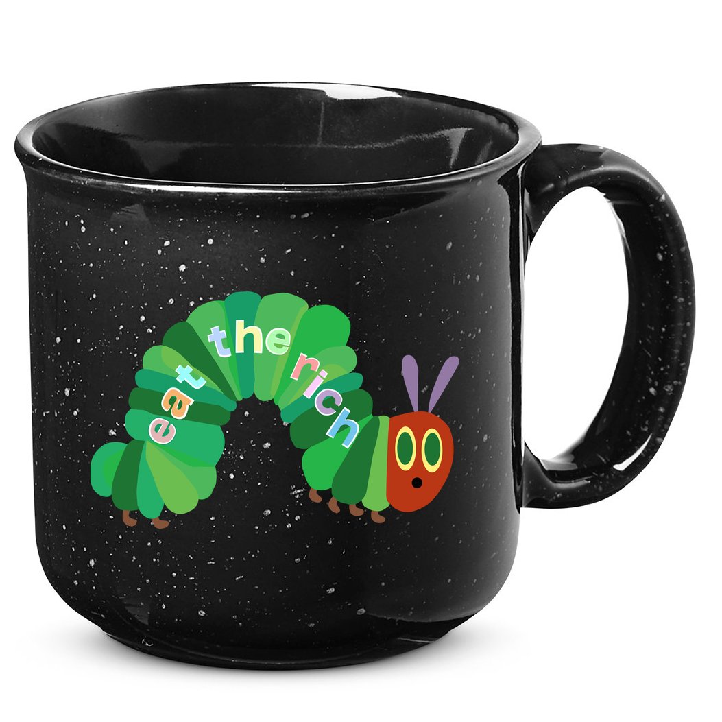Eat The Richs Hungry Caterpillars 15oz Campfire Ceramic Mug