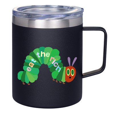 Eat The Richs Hungry Caterpillars 12oz Stainless Steel Coffee Mug