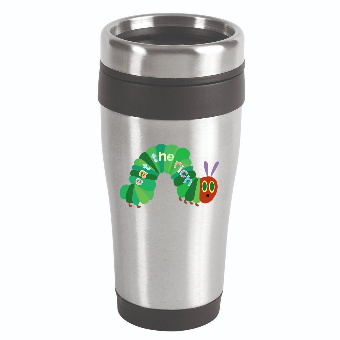 Eat The Richs Hungry Caterpillars 16oz Travel Tumbler