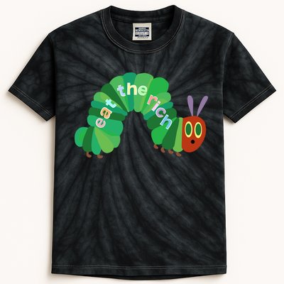 Eat The Richs Hungry Caterpillars Kids Tie-Dye T-Shirt