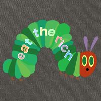 Eat The Richs Hungry Caterpillars Cotton Canvas Backpack