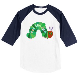 Eat The Richs Hungry Caterpillars Baseball Sleeve Shirt