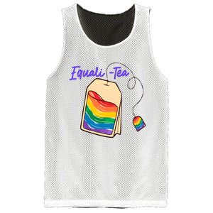 Equali Tea Rainbow Pride Month Lgbt Lgbtq Mesh Reversible Basketball Jersey Tank