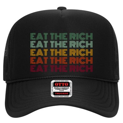 Eat The Rich Socialist Retro Trucker Hat
