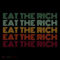 Eat The Rich Socialist Retro Kids T-Shirt