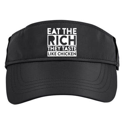 Eat The Rich They Taste Like Chicken Adult Drive Performance Visor