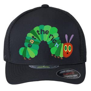 Eat The Rich Hungry Caterpillar Flexfit Unipanel Trucker Cap