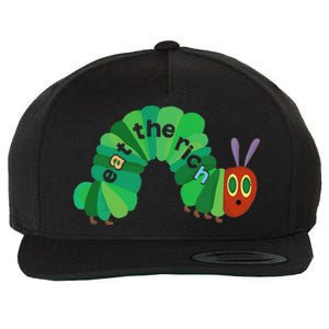 Eat The Rich Hungry Caterpillar Wool Snapback Cap