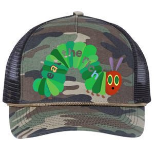 Eat The Rich Hungry Caterpillar Retro Rope Trucker Hat Cap