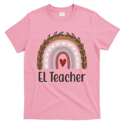 El Teacher Rainbow Heart T-Shirt