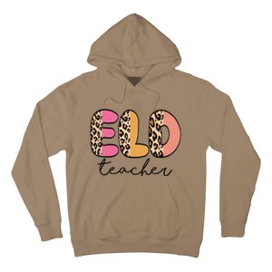 ELD Teacher Retro Leopard Back To School Hoodie