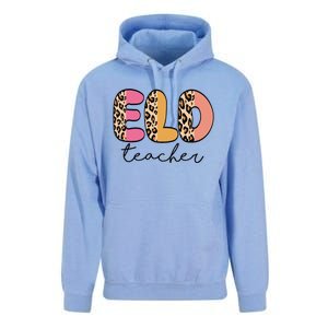 ELD Teacher Retro Leopard Back To School Unisex Surf Hoodie