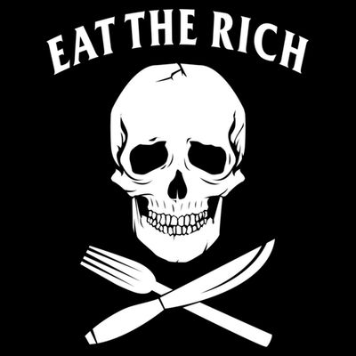 Eat The Rich Funny Anti Capitalism Tee T-Shirt
